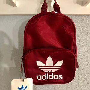 ADIDAS red mini backpack